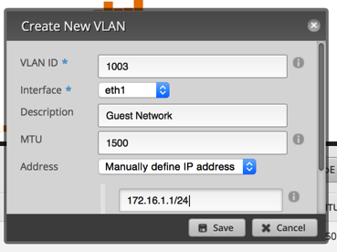 Setup VLAN