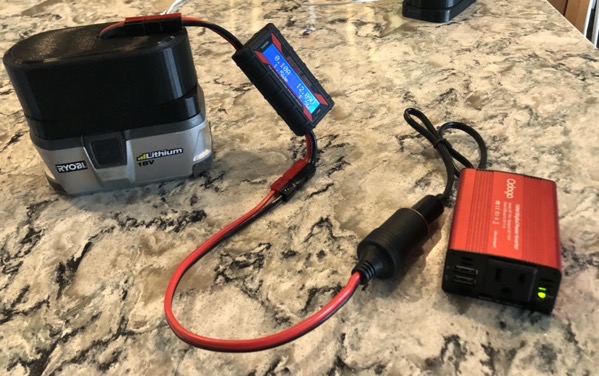 Ryobi radio with discount battery and charger